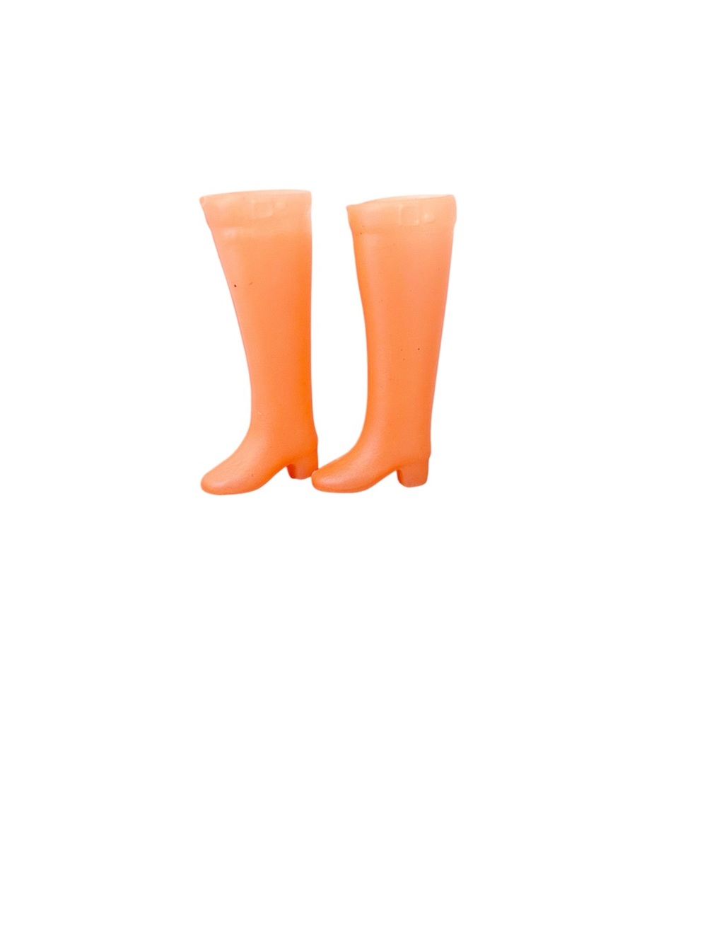 Vintage 60’s Orange Doll Knee-High Boots Barbie Fandom Collectable
